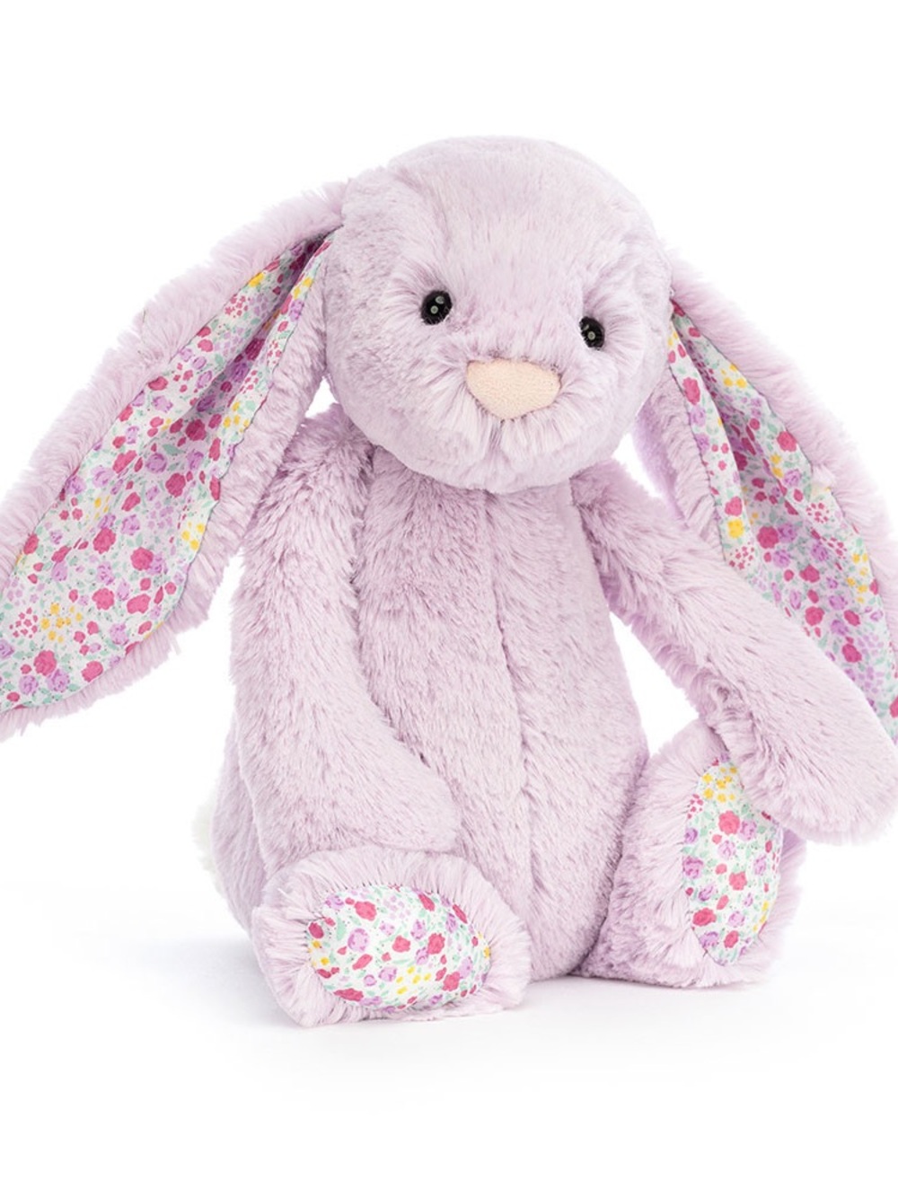 Jellycat 8" Small Bashful Blossom Jasmine Bunny Rabbit Purple Lilac Plush RARE!